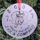 Candy Cane Ornament Personalized